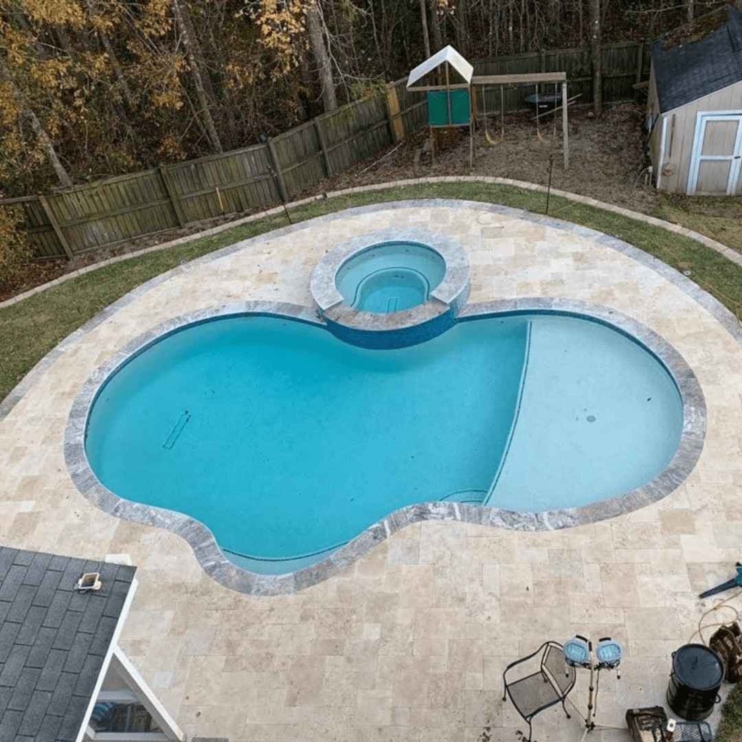 Aerial view of Pool SC in Charleston