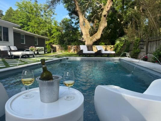 Swimming pool relaxation and custom design in West Ashley